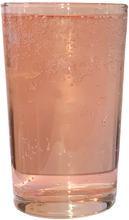 タカラ 発酵蒸留サワー ぶどうをグラスに注いだ外観