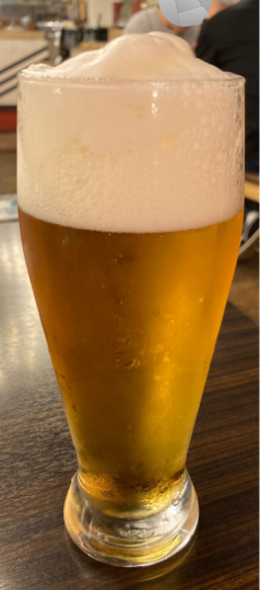 セルフで注いだ「BREWDOG PUNK IPA」