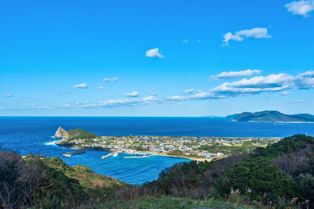 福岡県糸島の鳥瞰図